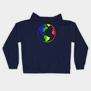 Rainbow Mother Earth Kids Hoodie